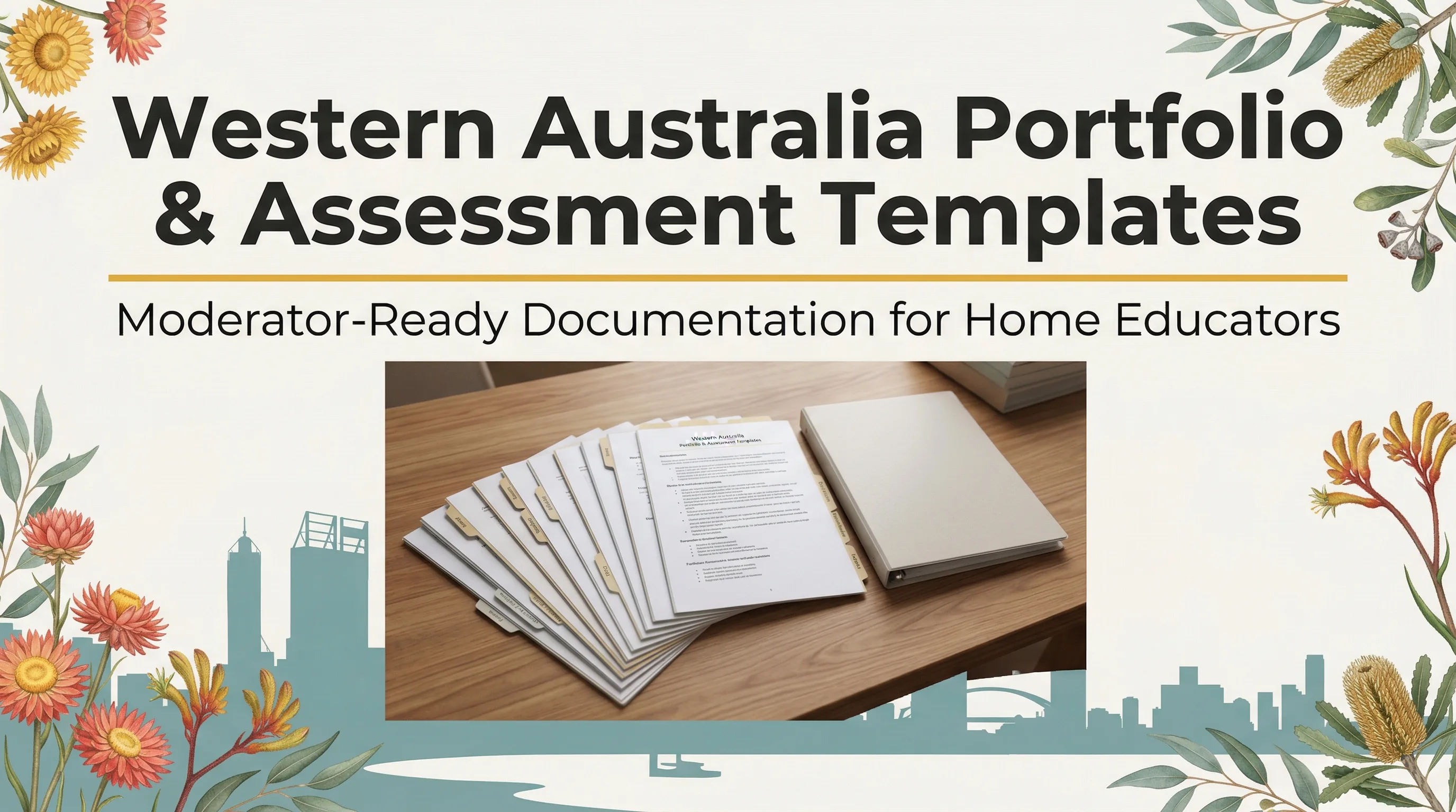 Western Australia Portfolio & Assessment Templates — The Complete Moderator-Ready Documentation System for WA Home Educators