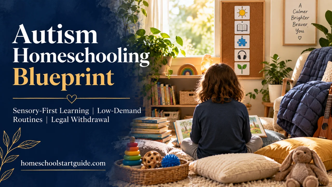 Autism Homeschooling Blueprint — A Sensory-First, Low-Demand Approach
