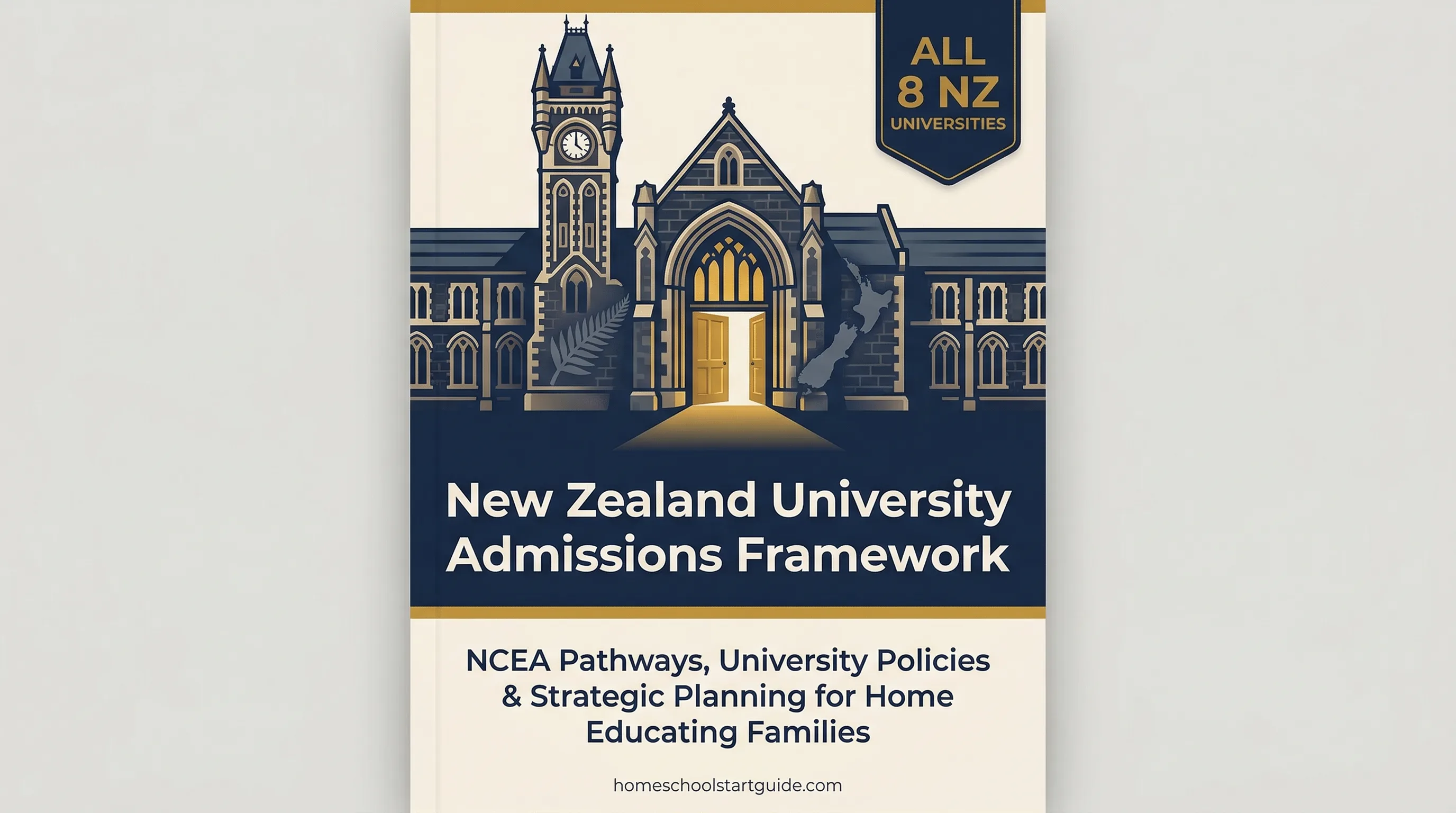 New Zealand University Admissions Framework — The Complete System for Getting Your Home Educated Child Into University Through NCEA, Te Kura, Discretionary Entrance, and Every Alternative Pathway