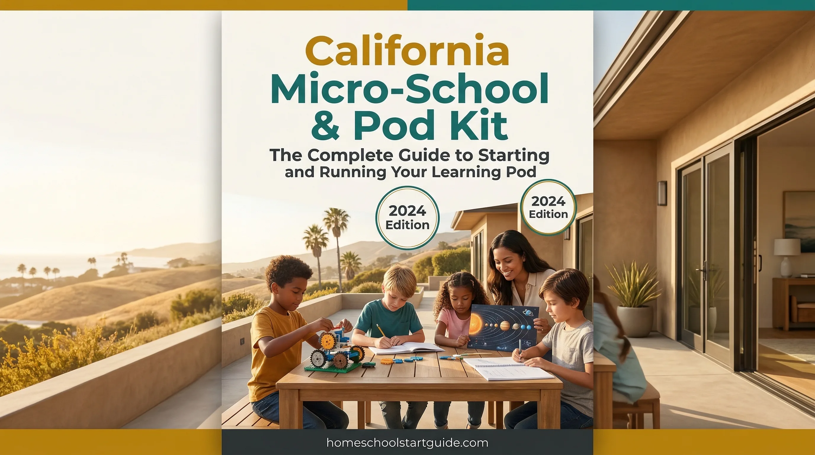 California Micro-School & Pod Kit — Start Your Learning Pod Legally in the Golden State