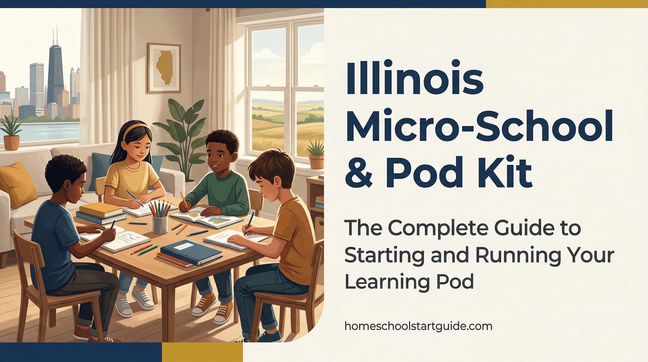Illinois Micro-School & Pod Kit — Start Your Learning Pod Legally in the Prairie State