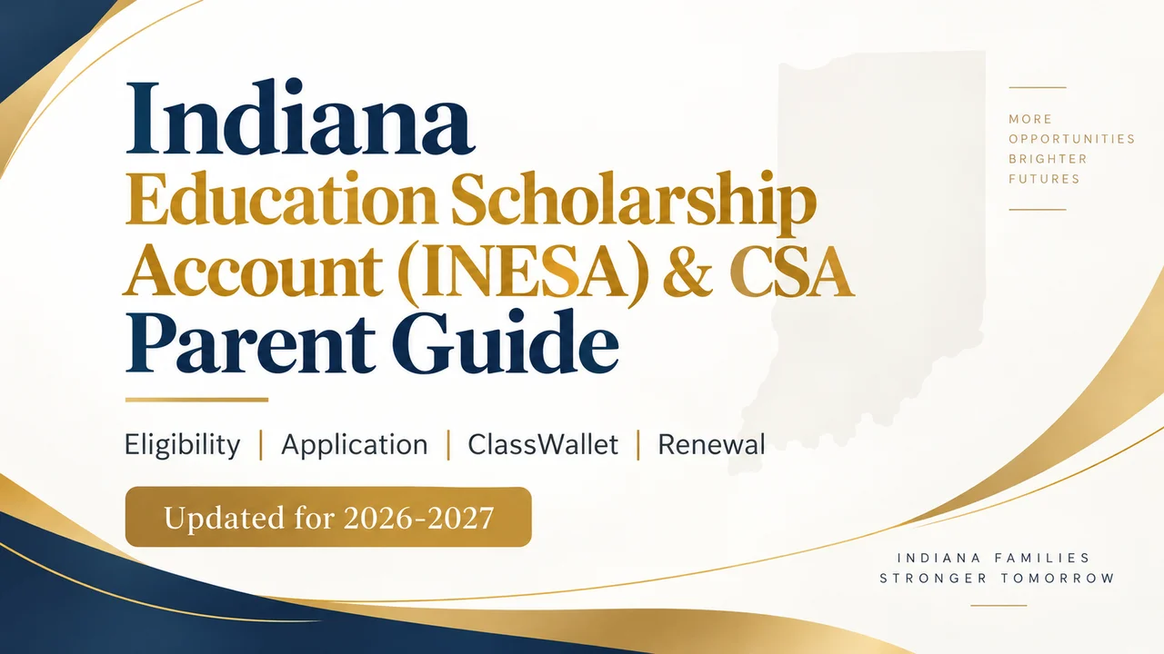 Indiana INESA & CSA Parent Guide — School Choice Funding, Decoded