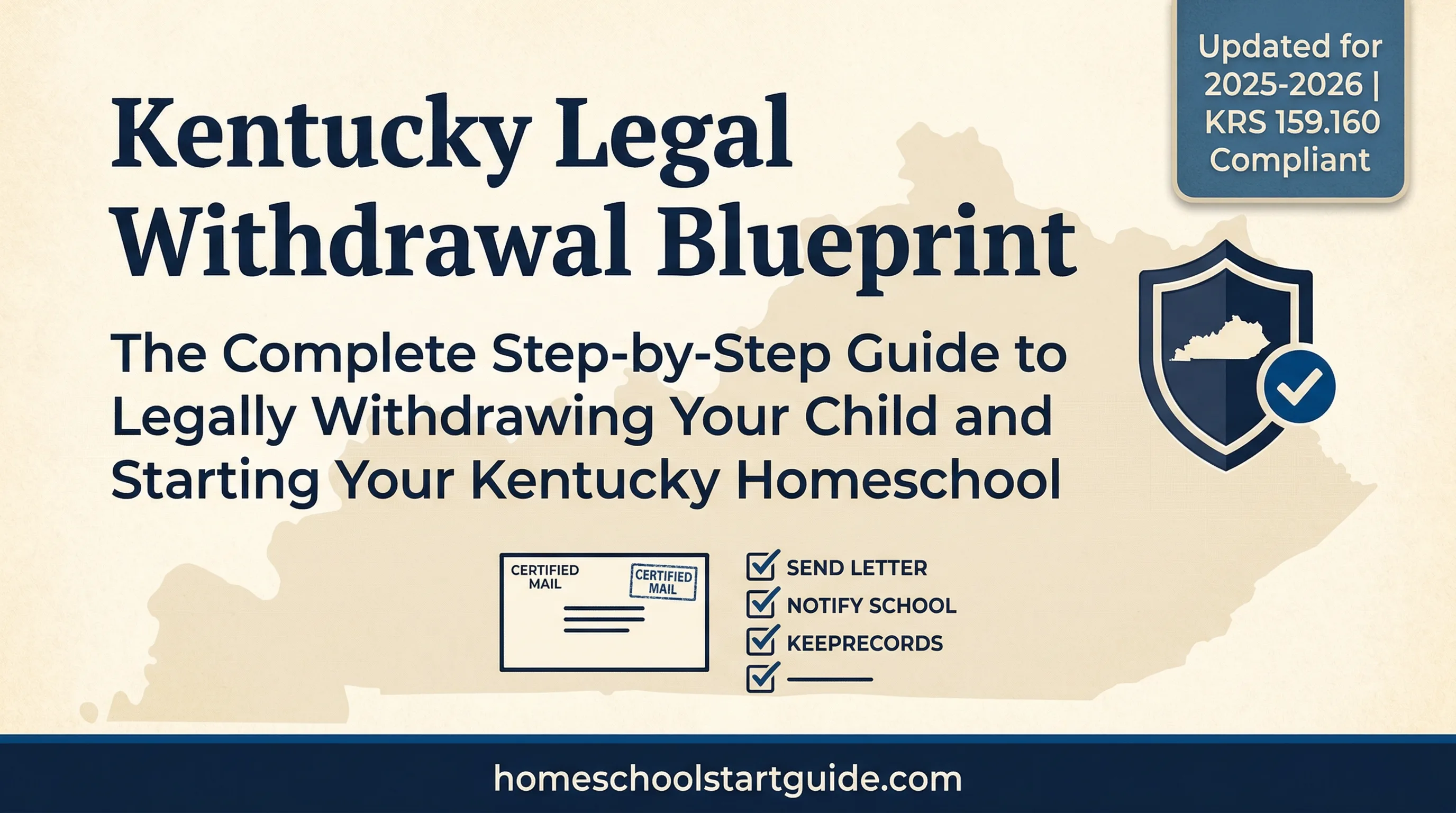 Kentucky Legal Withdrawal Blueprint — Your Complete Guide to Legally Withdrawing from School to Homeschool in Kentucky