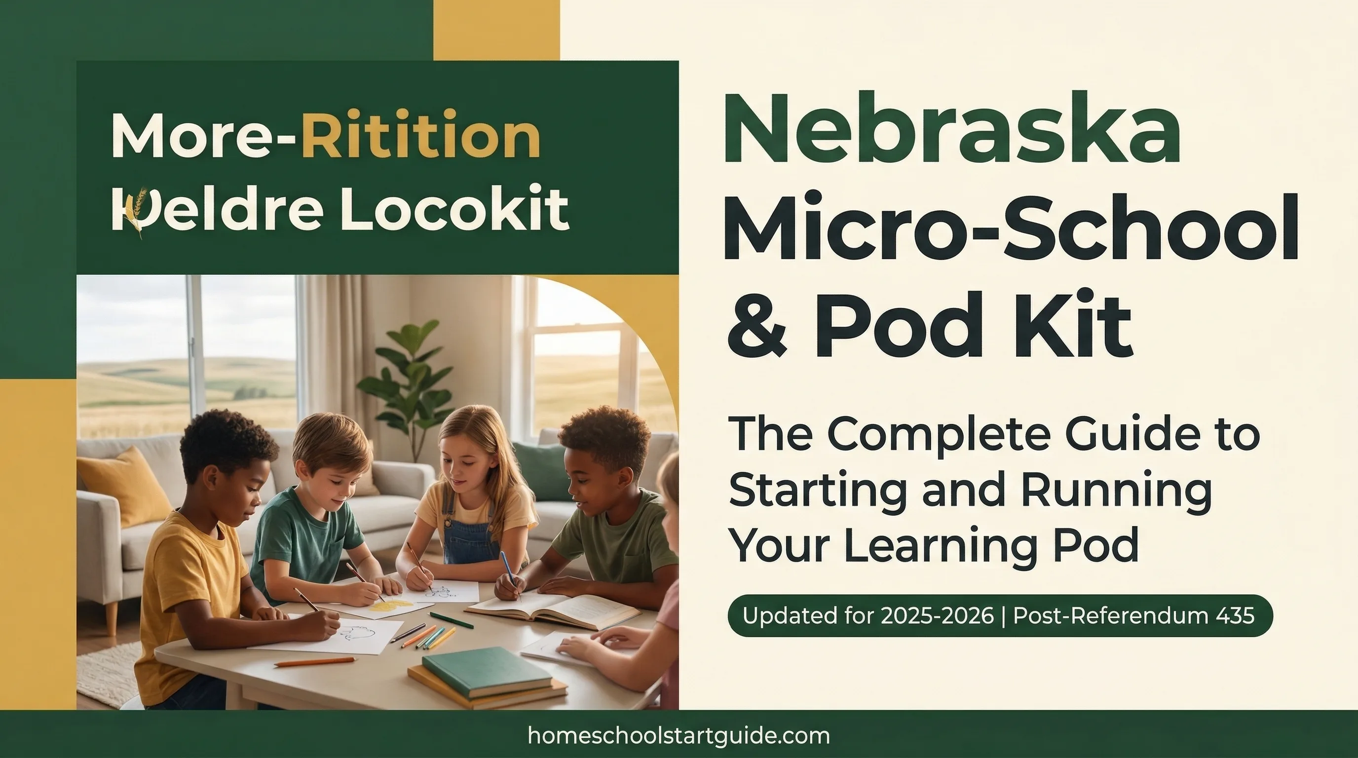 Nebraska Micro-School & Pod Kit — The Complete Blueprint to Start, Run, and Legally Protect a Learning Pod in Nebraska