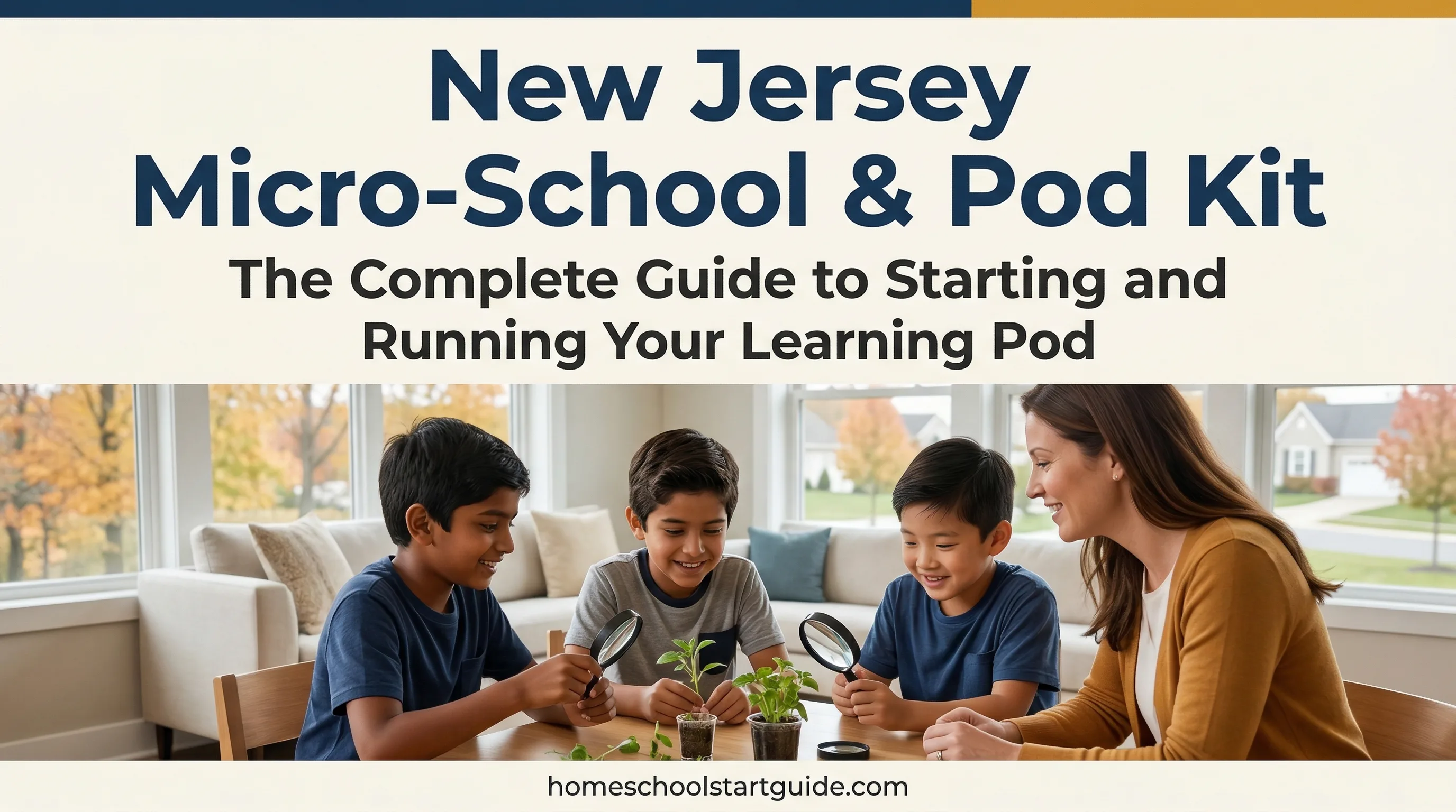 New Jersey Micro-School & Pod Kit — Start a Legal Learning Pod Without Paying Thousands to a Franchise