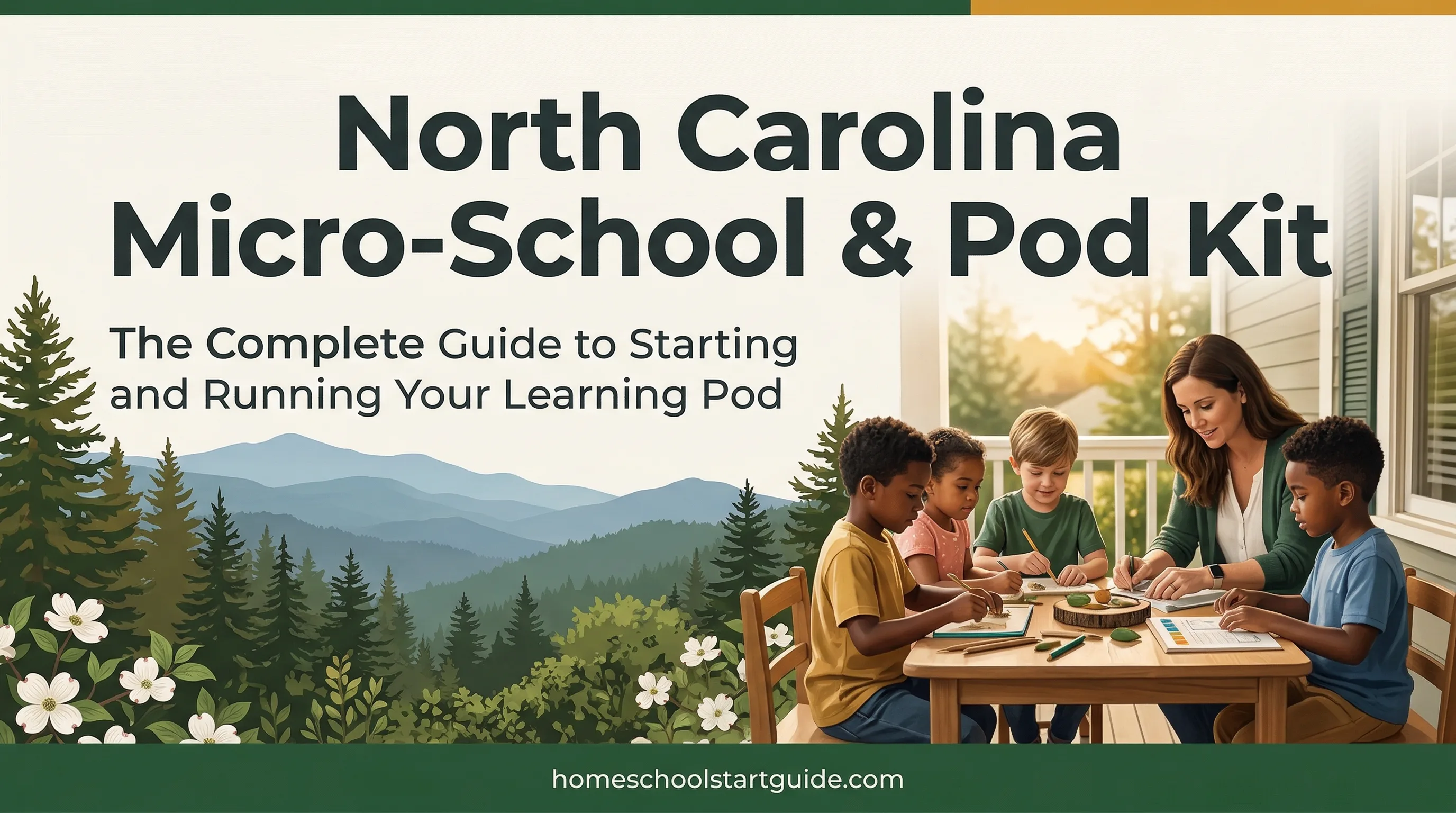 North Carolina Micro-School & Pod Kit — Start Your Learning Pod Legally and Unlock State Funding