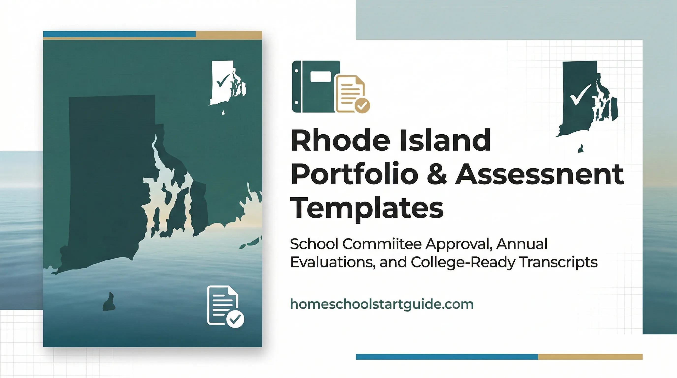 Rhode Island Portfolio & Assessment Templates — Complete Documentation System for RI Homeschool Compliance