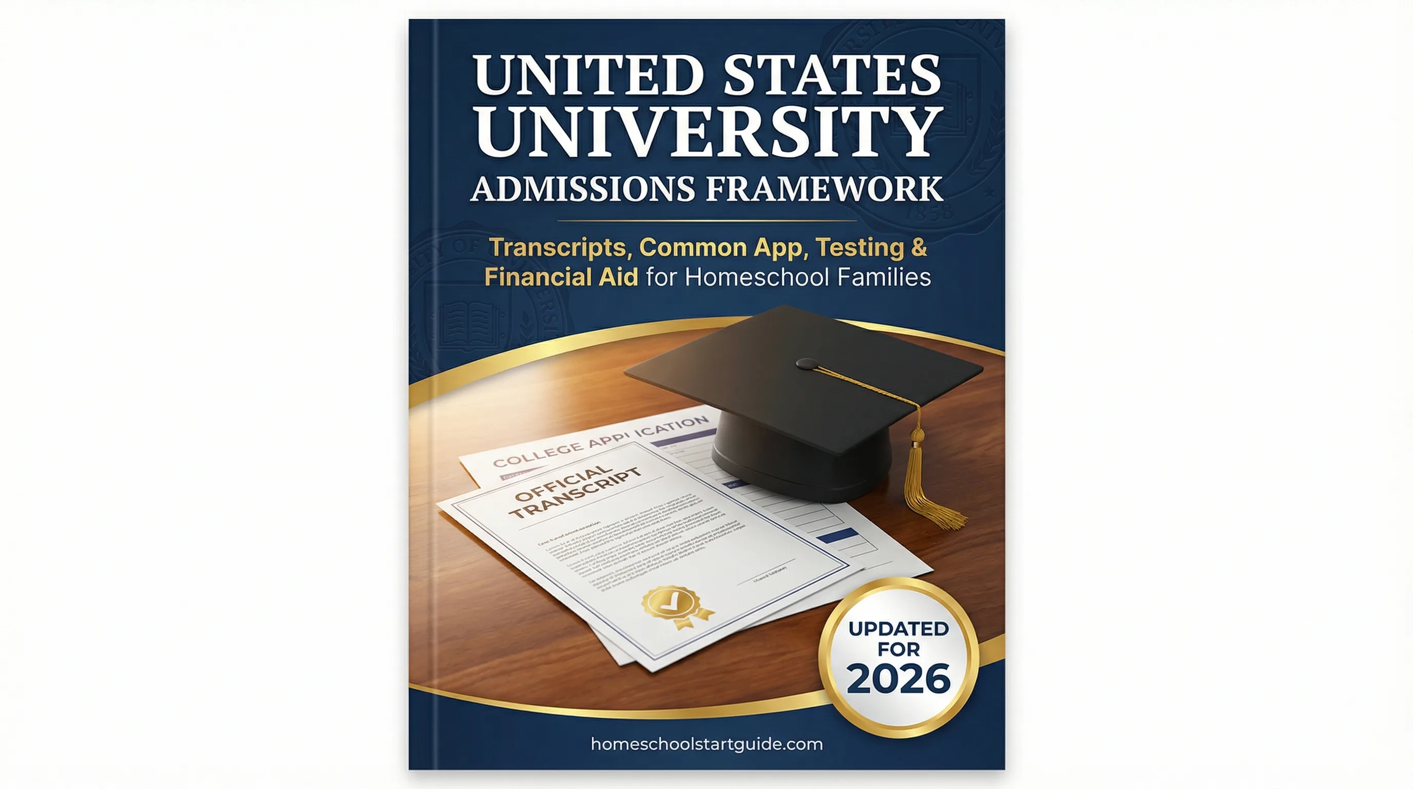 United States University Admissions Framework — The Step-by-Step System for Getting Your Homeschooler from Transcript to Acceptance Letter