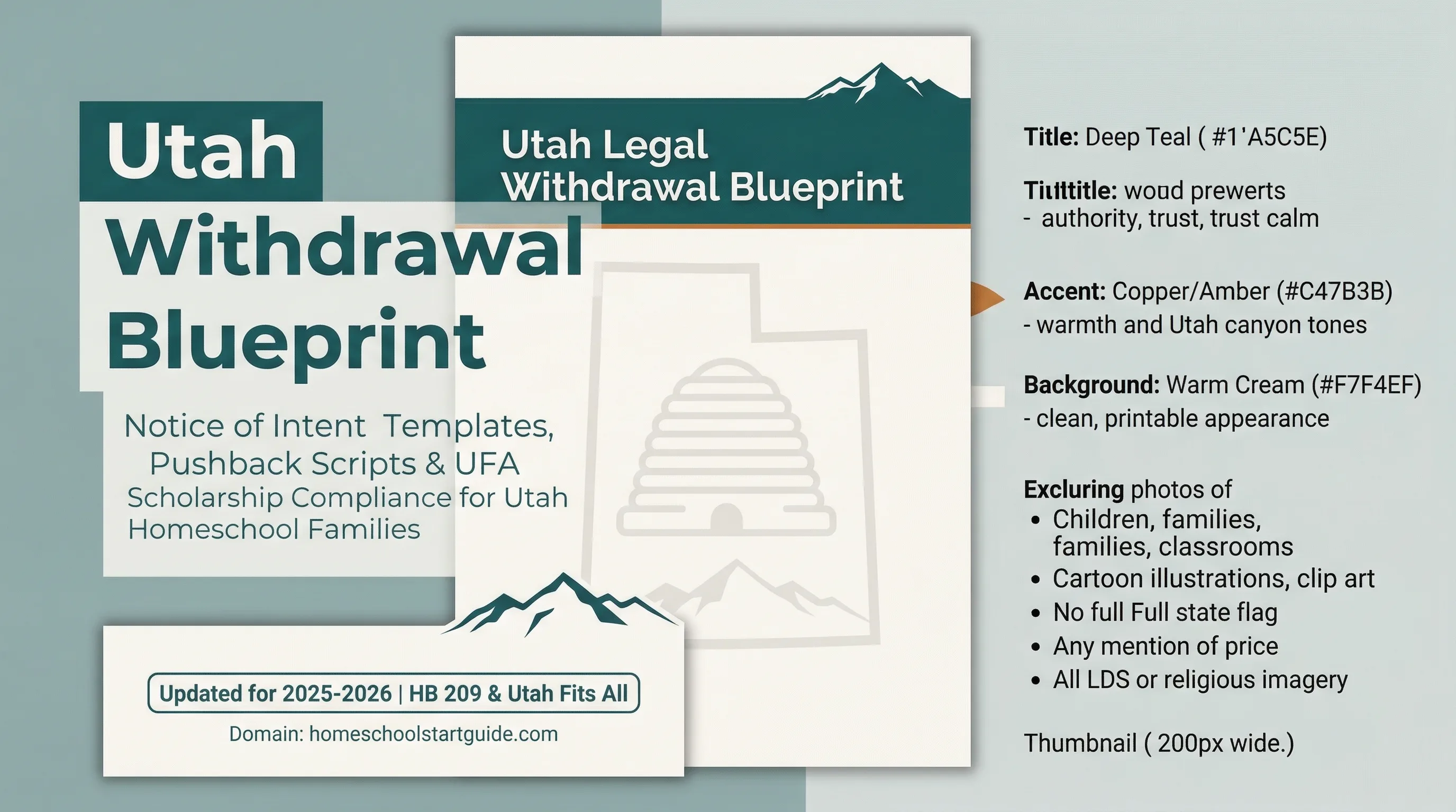 Utah Legal Withdrawal Blueprint — Your Complete Guide to Legally Withdrawing from School to Homeschool in Utah