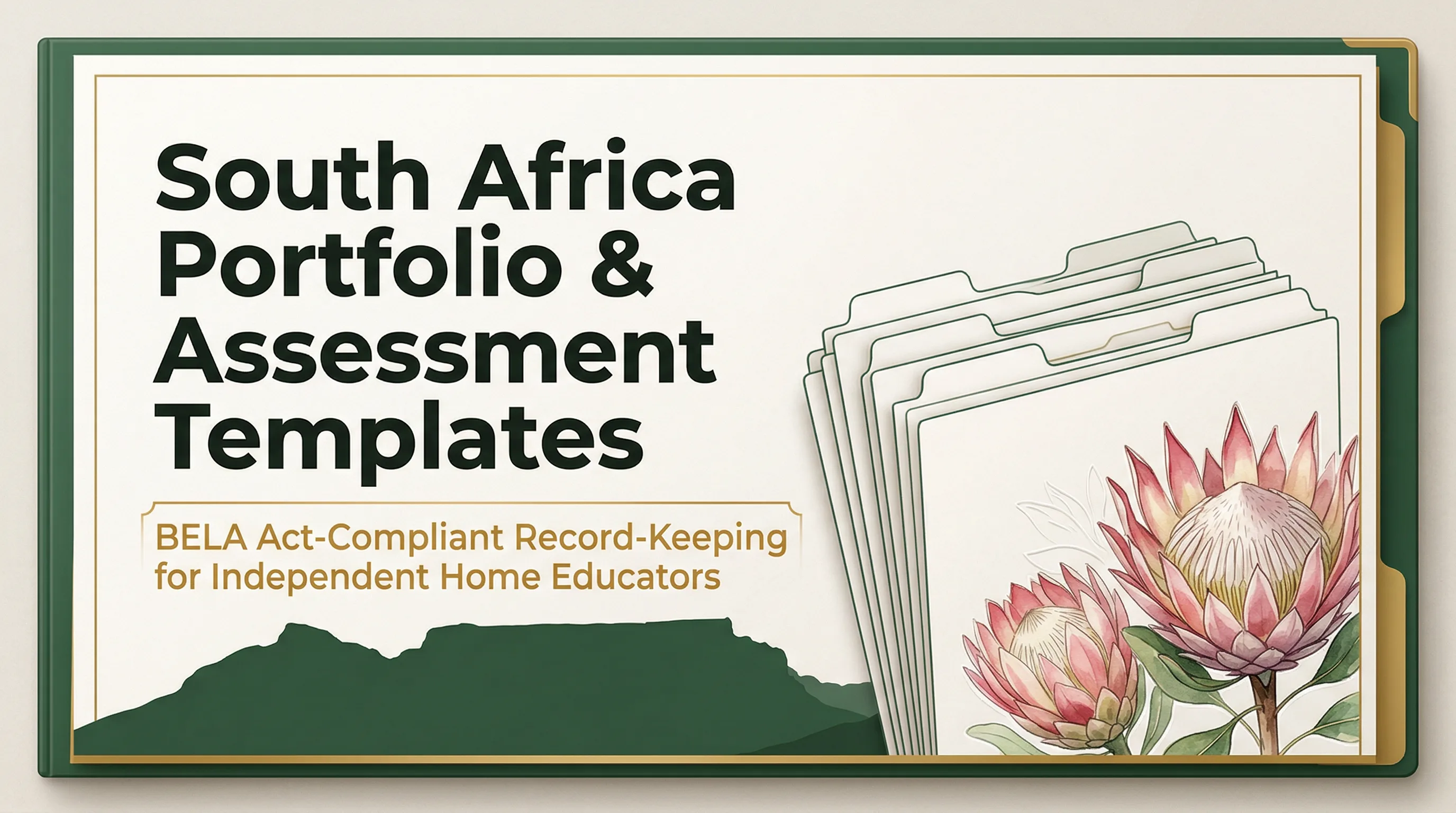 South Africa Portfolio & Assessment Templates for Home Education